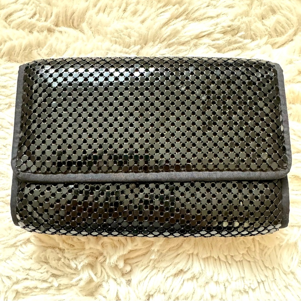 Black Sequin Crossbody Handbag